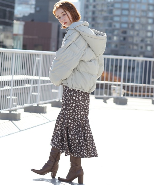 one after another NICE CLAUP（ワンアフターアナザーナイスクラップ）の「切替えマーメイドスカート（スカート・レディース・ライトグレー/ブラウン/ブラウン系その他/カーキ/グリーン系その他・FREE）」の17枚目の写真