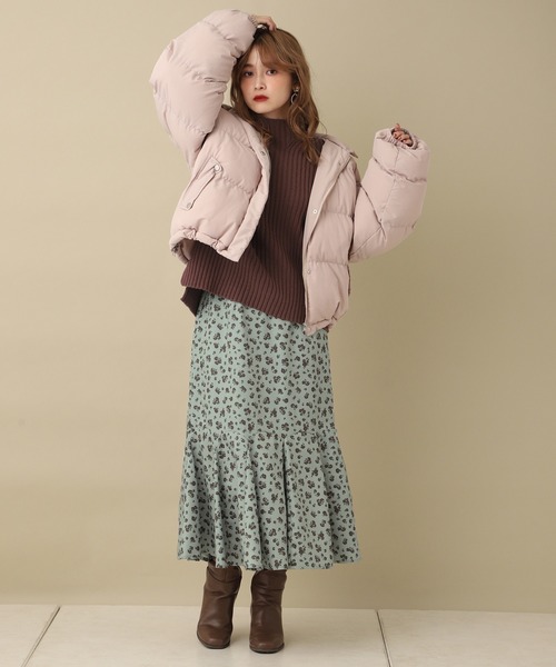 one after another NICE CLAUP（ワンアフターアナザーナイスクラップ）の「切替えマーメイドスカート（スカート・レディース・ライトグレー/ブラウン/ブラウン系その他/カーキ/グリーン系その他・FREE）」の7枚目の写真