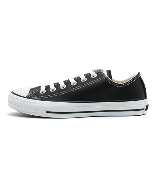 CONVERSE（コンバース）の「◆CONVERSE レザーオールスターOX（スニーカー・レディース・ホワイト/ブラック・24.5cm/25.5cm/23cm/24cm）」の8枚目の写真