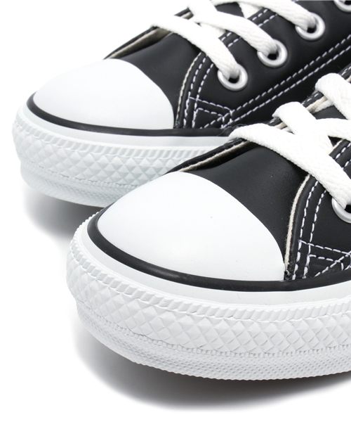 CONVERSE（コンバース）の「◆CONVERSE レザーオールスターOX（スニーカー・レディース・ホワイト/ブラック・24.5cm/25.5cm/23cm/24cm）」の4枚目の写真