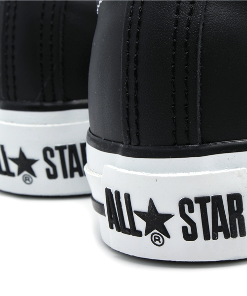 CONVERSE（コンバース）の「◆CONVERSE レザーオールスターOX（スニーカー・レディース・ホワイト/ブラック・24.5cm/25.5cm/23cm/24cm）」の6枚目の写真