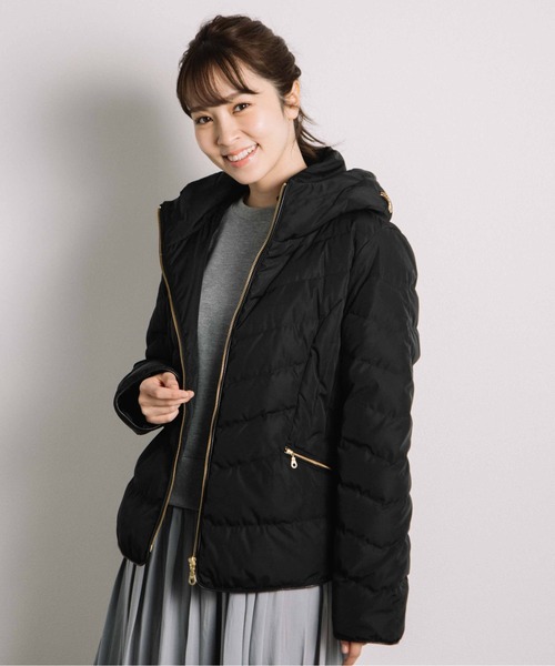 miniyu（ミニュウ）の「グログランダウンJK(ag)（その他アウター・レディース・ライトグレー/ブラック/レッド/イエロー・M/L）」の2枚目の写真