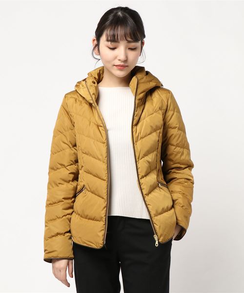 miniyu（ミニュウ）の「グログランダウンJK(ag)（その他アウター・レディース・ライトグレー/ブラック/レッド/イエロー・M/L）」の6枚目の写真