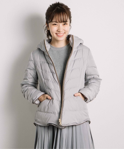 miniyu（ミニュウ）の「グログランダウンJK(ag)（その他アウター・レディース・ライトグレー/ブラック/レッド/イエロー・M/L）」の12枚目の写真