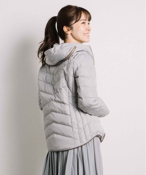 miniyu（ミニュウ）の「グログランダウンJK(ag)（その他アウター・レディース・ライトグレー/ブラック/レッド/イエロー・M/L）」の13枚目の写真