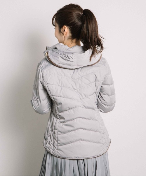 miniyu（ミニュウ）の「グログランダウンJK(ag)（その他アウター・レディース・ライトグレー/ブラック/レッド/イエロー・M/L）」の14枚目の写真