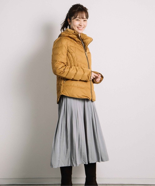 miniyu（ミニュウ）の「グログランダウンJK(ag)（その他アウター・レディース・ライトグレー/ブラック/レッド/イエロー・M/L）」の16枚目の写真