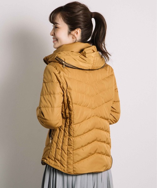 miniyu（ミニュウ）の「グログランダウンJK(ag)（その他アウター・レディース・ライトグレー/ブラック/レッド/イエロー・M/L）」の19枚目の写真