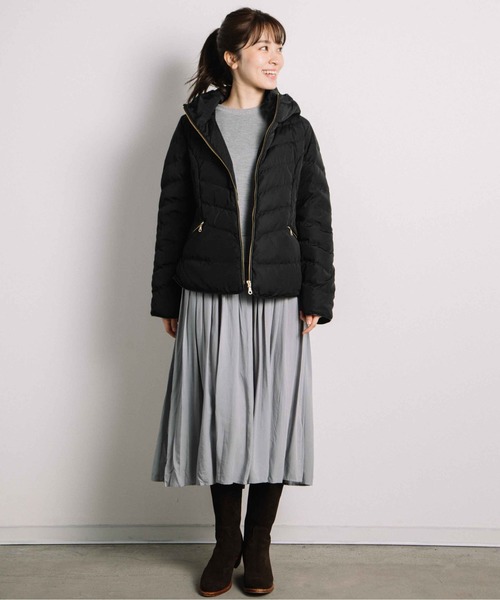 miniyu（ミニュウ）の「グログランダウンJK(ag)（その他アウター・レディース・ライトグレー/ブラック/レッド/イエロー・M/L）」の22枚目の写真