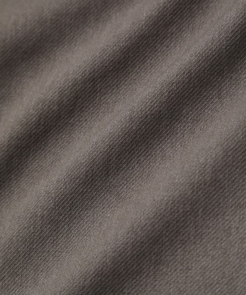 ADAM ET ROPE'(アダムエロペ)の「〈小松マテーレ〉杢カルゼ ノーカラージャケット/ストレッチ/ドライタッチ(ノーカラージャケット・メンズ・スミクロ/グレー/カーキ・M/S/L)」の9枚目の写真