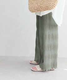 reca | シャーリングプリーツワイドパンツ(その他パンツ)