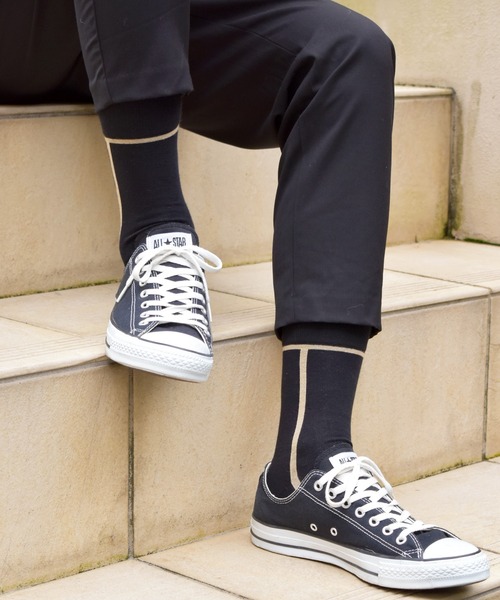 VIBGYOR(ヴィブジョー)の「センターラインソックス(ソックス/靴下・メンズ・A/B/C/D/G/H/E/F・FREE)」の2枚目の写真