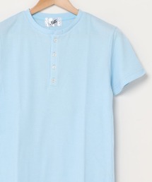 サーマル半袖ヘンリーネックTシャツ