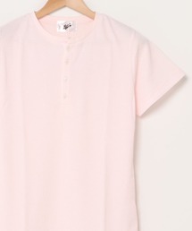 サーマル半袖ヘンリーネックTシャツ