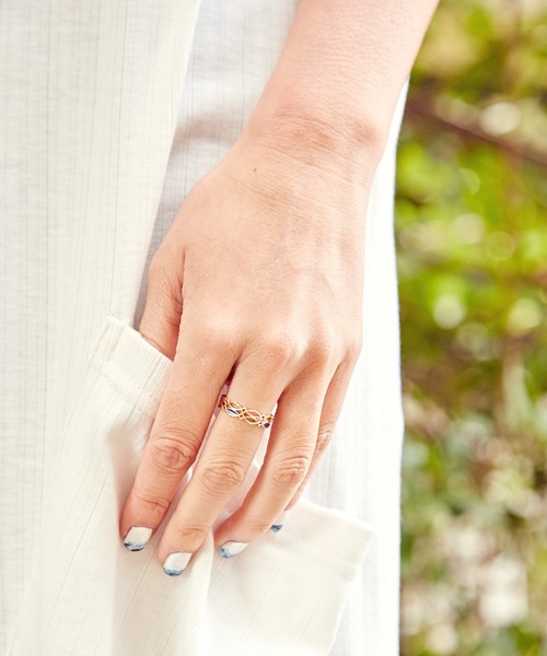 欧州航路(オウシュウコウロ)の「【欧州航路】ファルベリーリング(リング・レディース・ブルー/ピンク/イエロー・FREE)」の7枚目の写真