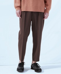 WYM LIDNM | 【WYM LIDNM】PE/TWILL TAPERED ANKLE SLACKS(スラックス)