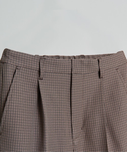PE/TWILL TAPERED ANKLE SLACKS（スラックス）｜WYM LIDNM
