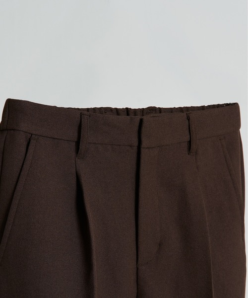 WYM LIDNM(ウィム バイ リドム)の「PE/TWILL TAPERED ANKLE SLACKS(スラックス・メンズ・ブラック/ベージュ/ブラウン/ブルー系その他/チェック・S/M/L)」の9枚目の写真