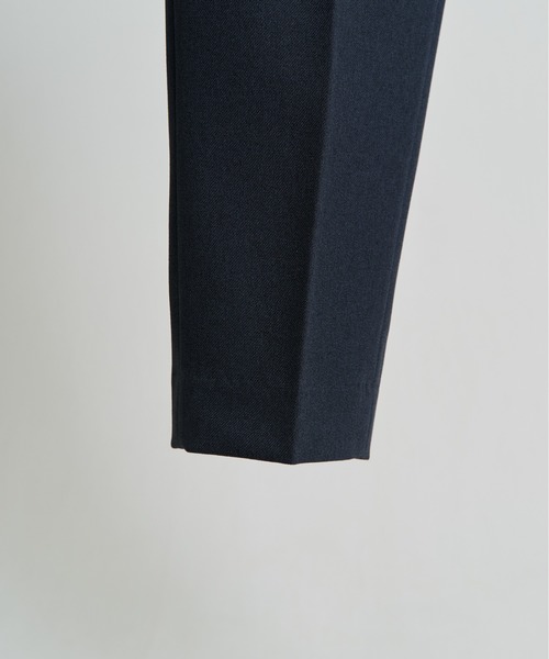 PE/TWILL TAPERED ANKLE SLACKS（スラックス）｜WYM LIDNM
