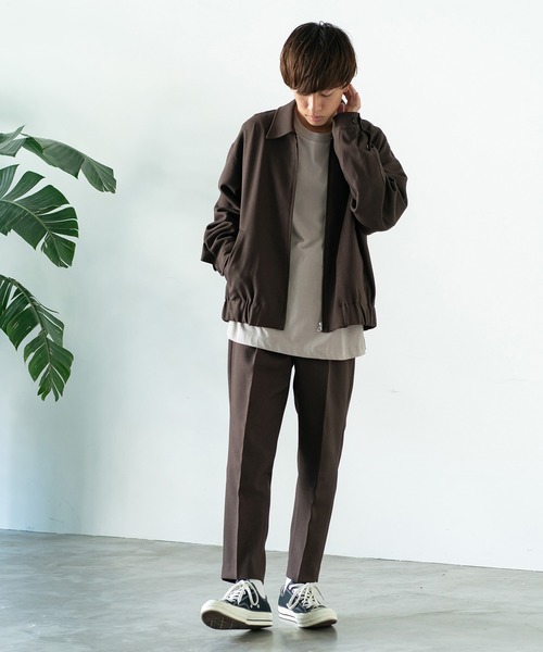 PE/TWILL TAPERED ANKLE SLACKS（スラックス）｜WYM LIDNM