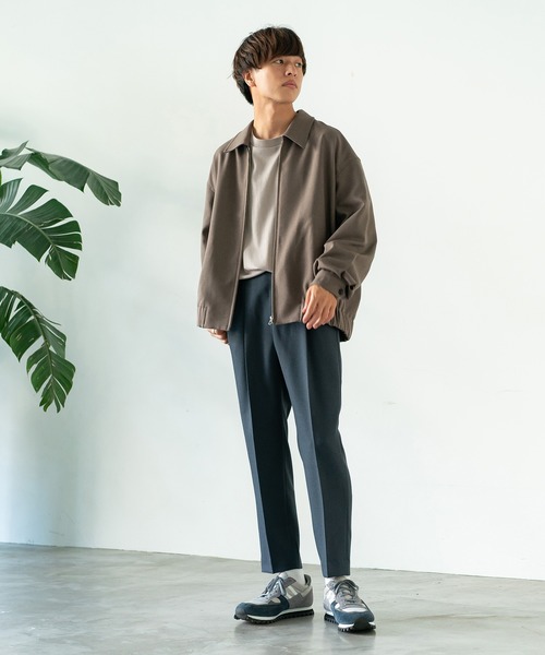 PE/TWILL TAPERED ANKLE SLACKS（スラックス）｜WYM LIDNM