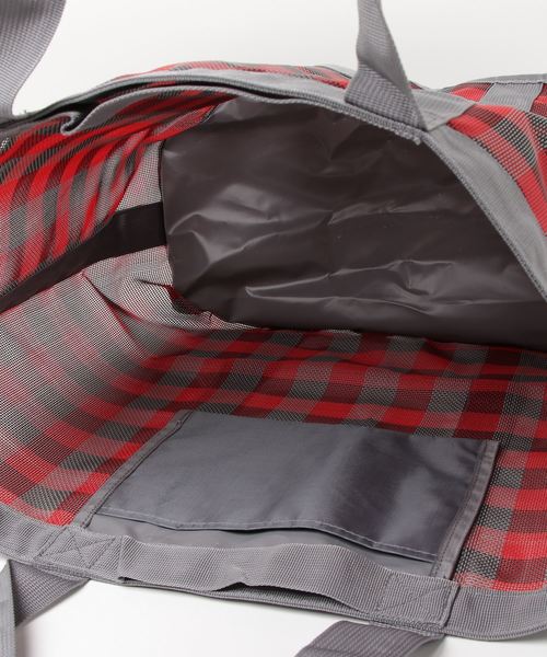 COMMON WARE（コモンウェアー）の「EC:アイネスターゲスメッシュトート（トートバッグ・レディース・ブラック/ネイビー/チェック・FREE）」の7枚目の写真