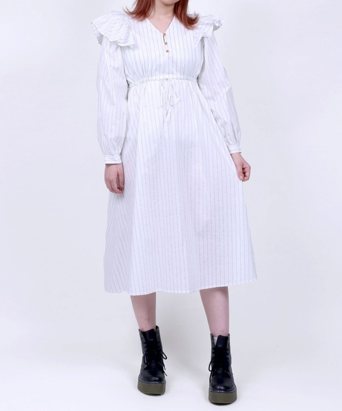 Punyus プニュズ の フリルショルダーワンピース ワンピース Wear