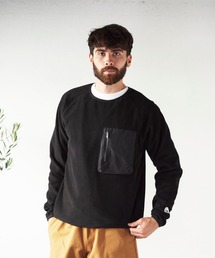 SIERRA DESIGNS Recycle Fleece Sweat Shirt (シエラデザインズ リサイクルフリース スウェットシャツ)(3colors)(20944636)