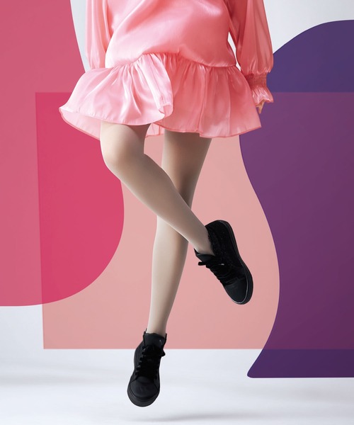 Tuche(トゥシェ)の「Tuche/トゥシェ スニーカータイツ プレーン 60デニール(タイツ/ストッキング・レディース・ブラック/ブラウン系その他/チャコールグレー/ボルドー/カーキ/ダークネイビー/ライトグレー/グレー系その他・M~L/L~LL)」の9枚目の写真