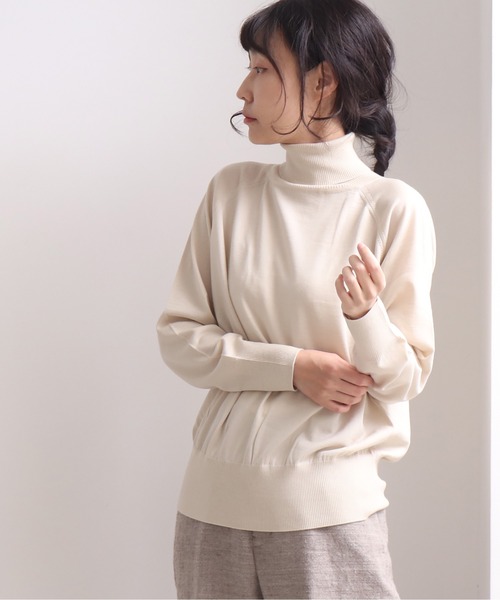 yuni（ユニ ）の「FF30 タートルネックプルオーバー（ニット