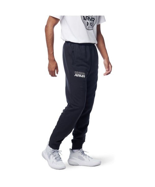 UNDER ARMOUR（アンダーアーマー）の「UAスウェット ジョガー パンツ J(バスケットボール/MEN)（その他パンツ・メンズ・ブラック/グレー・3XL/MD/4XL/SM/XXL/XL/LG）」の2枚目の写真