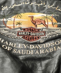 vintage HARLEY DAVIDSON レザー スタジャン ハーレー 激レア】ハーレーダビッドソン スタジャン オールレザー 羊革