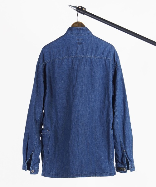 EGO TRIPPING（エゴトリッピング）の「ms4488-50CZECH ARMY OVERSHIRTS indigo used シャツ（シャツ/ブラウス・メンズ・インディゴブルー・46/48）」の6枚目の写真