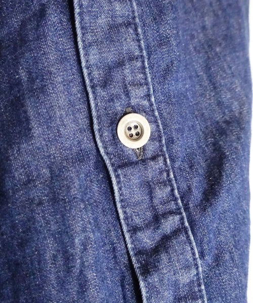 EGO TRIPPING（エゴトリッピング）の「ms4488-50CZECH ARMY OVERSHIRTS indigo used シャツ（シャツ/ブラウス・メンズ・インディゴブルー・46/48）」の8枚目の写真