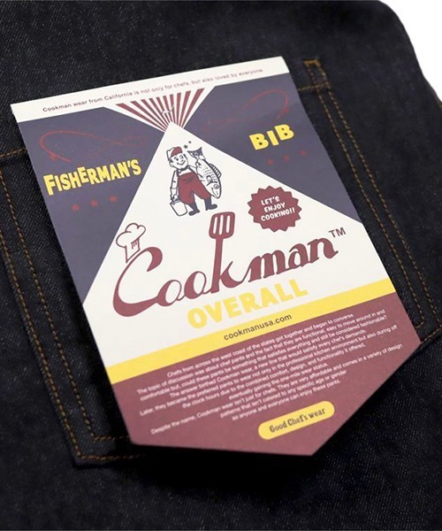COOKMAN(クックマン)の「Cookman クックマン フィッシャーマンズ ビブ オーバーオール デニム ブラック Fisherman's Bib Overall(サロペット/オーバーオール・メンズ・ブラック・SMALL/MEDIUM/LARGE/X-LARGE)」の4枚目の写真