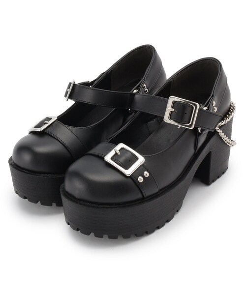 チェーン付き厚底パンプス（パンプス）｜cs T&P（シーエスティーアンド