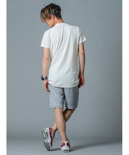 REGIEVO(レジエボ)の「【REGIEVO】シンプルな切り替えBIGシルエットTシャツ フロントポケット付き(Tシャツ/カットソー・メンズ・ホワイト/ブラック/グレー・XL/S/M/L)」の6枚目の写真