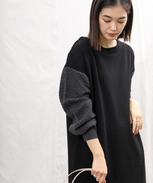 セール 裏起毛ニットケーブルｓｖ ワンピース Gready Brilliant グレディブリリアン のファッション通販 Zozotown