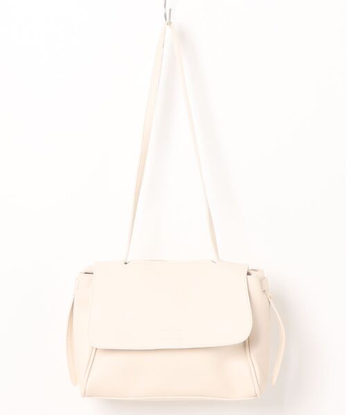 aimoha（アイモハ）の「シンプルショルダーバッグ（ショルダーバッグ・レディース・ブラウン/ベージュ/チョコ/ブラック/オフホワイト/ライトベージュ・FREE）」の3枚目の写真