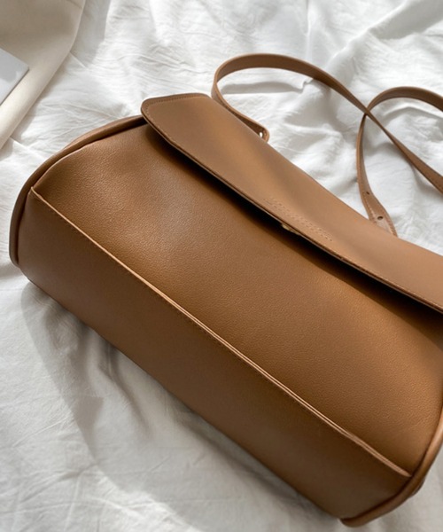 aimoha（アイモハ）の「シンプルショルダーバッグ（ショルダーバッグ・レディース・ブラウン/ベージュ/チョコ/ブラック/オフホワイト/ライトベージュ・FREE）」の22枚目の写真