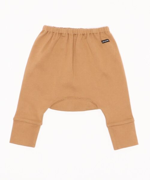 quoti use fith（クゥオティ　ユース　フィス）の「スムース ベビーサルエルロングパンツ（スウェットパンツ・キッズ・ミント/ベージュ/ブラウン・70/80/90）」の5枚目の写真