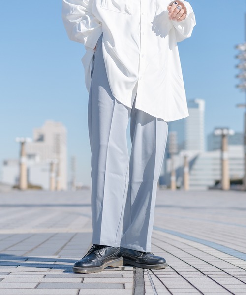 kutir(クティール)の「センタープレス2タックトラウザー(その他パンツ・メンズ・チャコールグレー/ライトブルー/ブラック/オフホワイト・SMALL/MEDIUM/LARGE)」の9枚目の写真