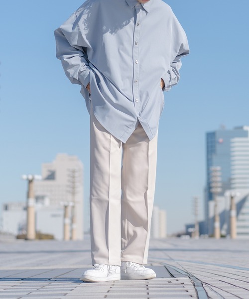 kutir(クティール)の「センタープレス2タックトラウザー(その他パンツ・メンズ・チャコールグレー/ライトブルー/ブラック/オフホワイト・SMALL/MEDIUM/LARGE)」の10枚目の写真