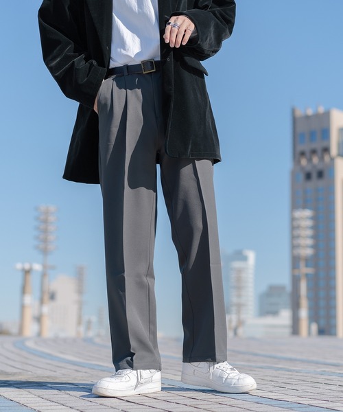 kutir(クティール)の「センタープレス2タックトラウザー(その他パンツ・メンズ・チャコールグレー/ライトブルー/ブラック/オフホワイト・SMALL/MEDIUM/LARGE)」の13枚目の写真