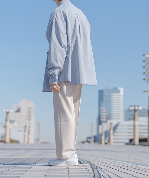 kutir(クティール)の「センタープレス2タックトラウザー(その他パンツ・メンズ・チャコールグレー/ライトブルー/ブラック/オフホワイト・SMALL/MEDIUM/LARGE)」の5枚目の写真