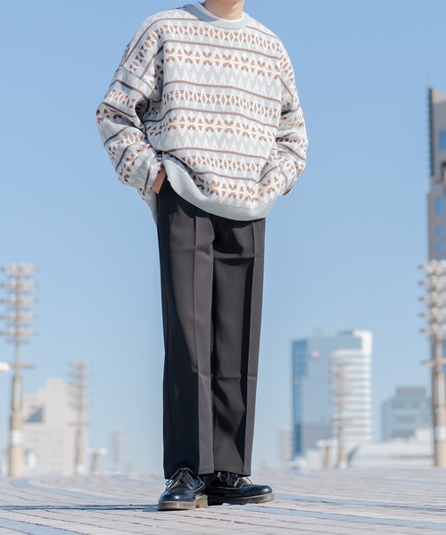 kutir(クティール)の「センタープレス2タックトラウザー(その他パンツ・メンズ・チャコールグレー/ライトブルー/ブラック/オフホワイト・SMALL/MEDIUM/LARGE)」の6枚目の写真