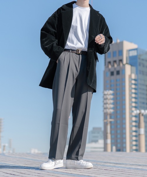 kutir(クティール)の「センタープレス2タックトラウザー(その他パンツ・メンズ・チャコールグレー/ライトブルー/ブラック/オフホワイト・SMALL/MEDIUM/LARGE)」の7枚目の写真