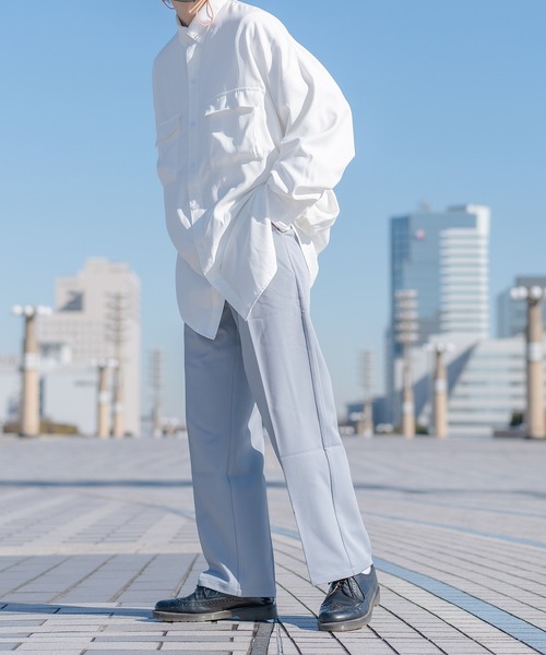 kutir(クティール)の「センタープレス2タックトラウザー(その他パンツ・メンズ・チャコールグレー/ライトブルー/ブラック/オフホワイト・SMALL/MEDIUM/LARGE)」の14枚目の写真