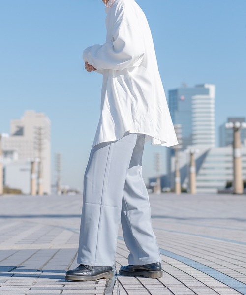 kutir(クティール)の「センタープレス2タックトラウザー(その他パンツ・メンズ・チャコールグレー/ライトブルー/ブラック/オフホワイト・SMALL/MEDIUM/LARGE)」の19枚目の写真
