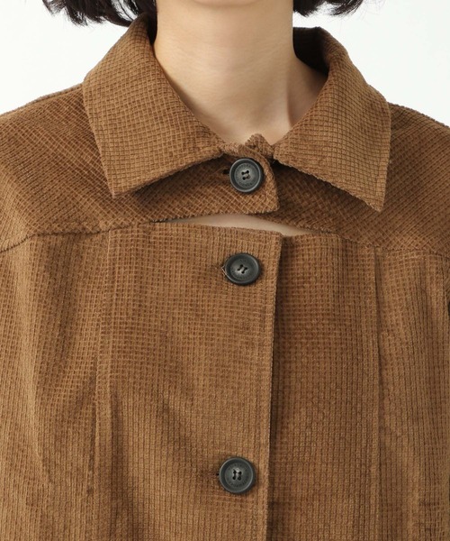 NOIR(ノワール)の「NOIR/BIGシャツワンピース 2925739(ワンピース・レディース・ブラウン・FREE)」の10枚目の写真